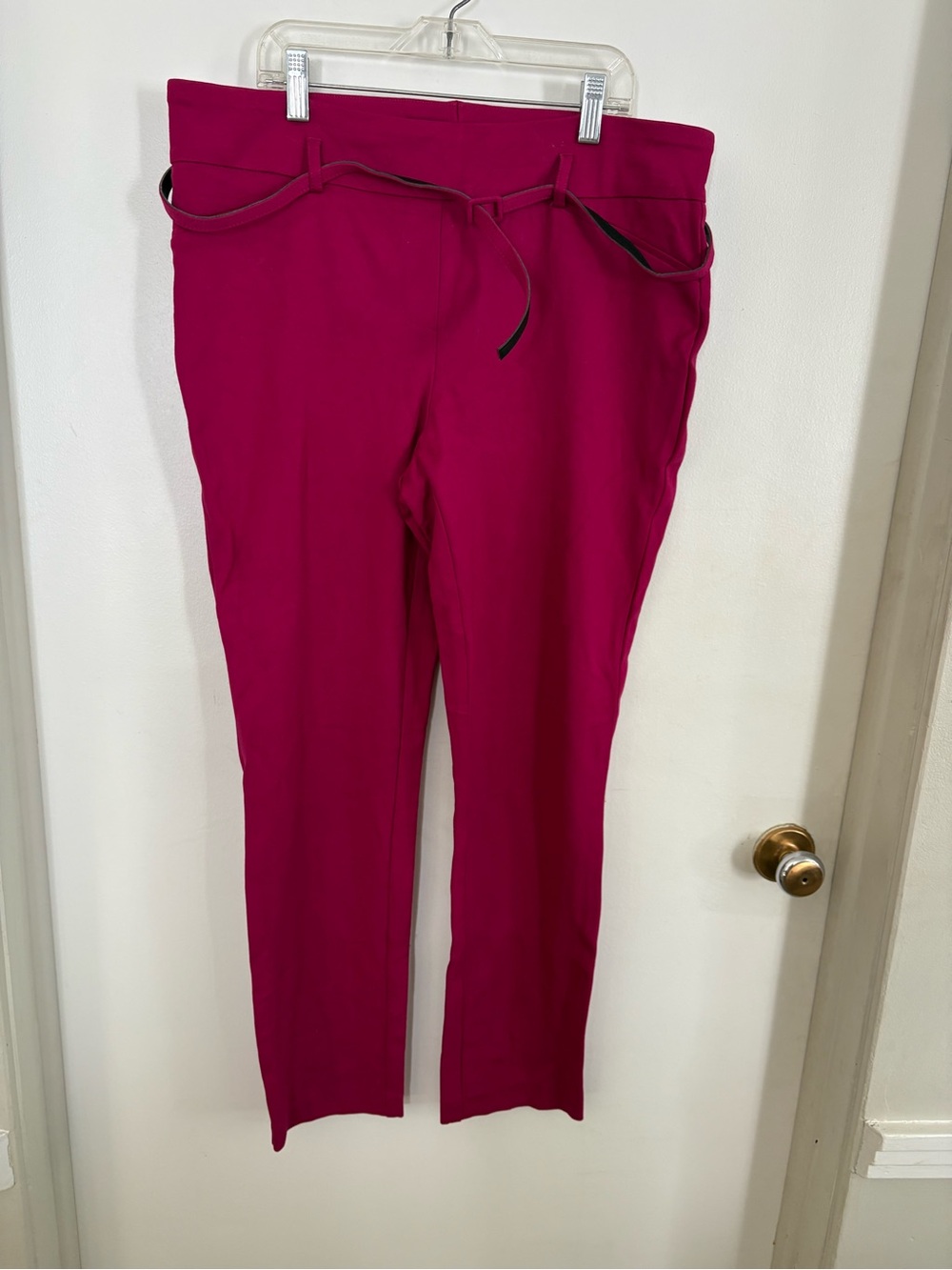 Women’s  dress pants with matching belt
